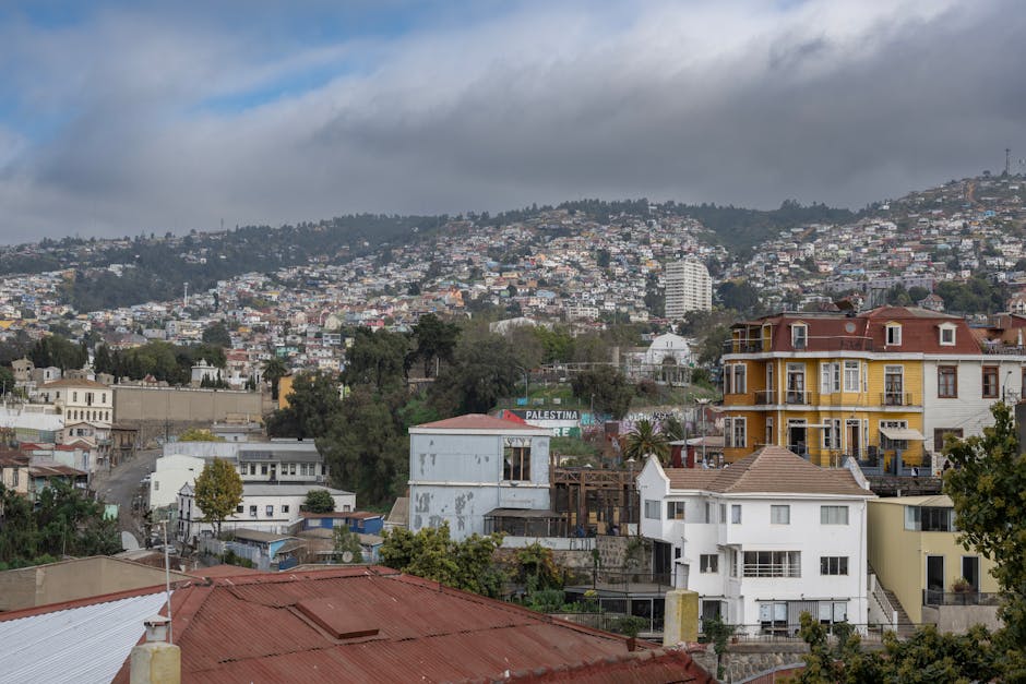 Valparaíso cerros colorés Chili — eSIM 4G+