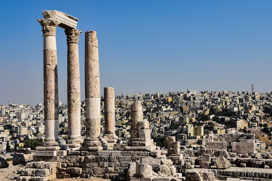 Citadelle d'Amman Jordanie — acheter une eSIM avant de partir